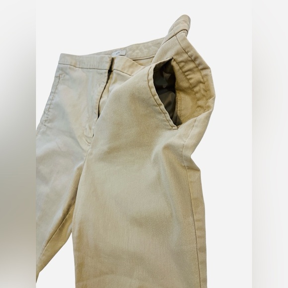 Worthington Slim Leg Cropped Pants, Womens, Color Khaki, Size 12 - Picture 3 of 12